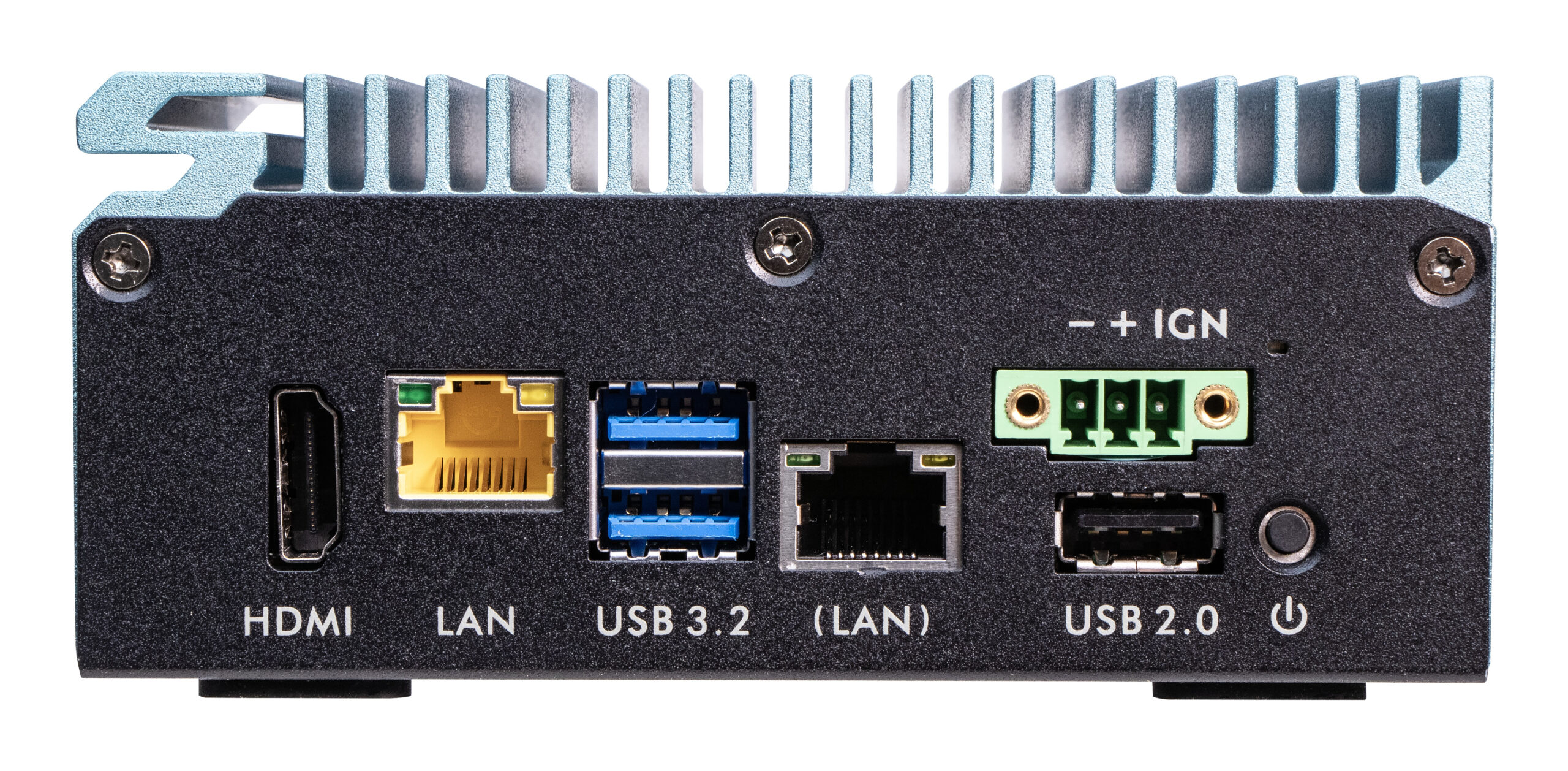 Shuttle Edge PC SPCEL02 , Intel Celeron J6412, 1x HDMI, 2x 2.5G LAN, 1x COM, DIO (4x in, 4x out), 3x USB, 2x M.2, 12-24V, ventilatorloos, 24/7 permanent gebruik, incl. incl. VESA & DIN-RAIL mount - Afbeelding 3