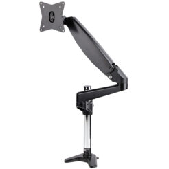 StarTech.com Bureau Monitor Arm voor Enkele VESA-display tot 32"of 49" Ultrawide 8kg, Full Motion en Verstelbare Hoogte, Bureauklem/Doorvoertule, Single Monitor Arm