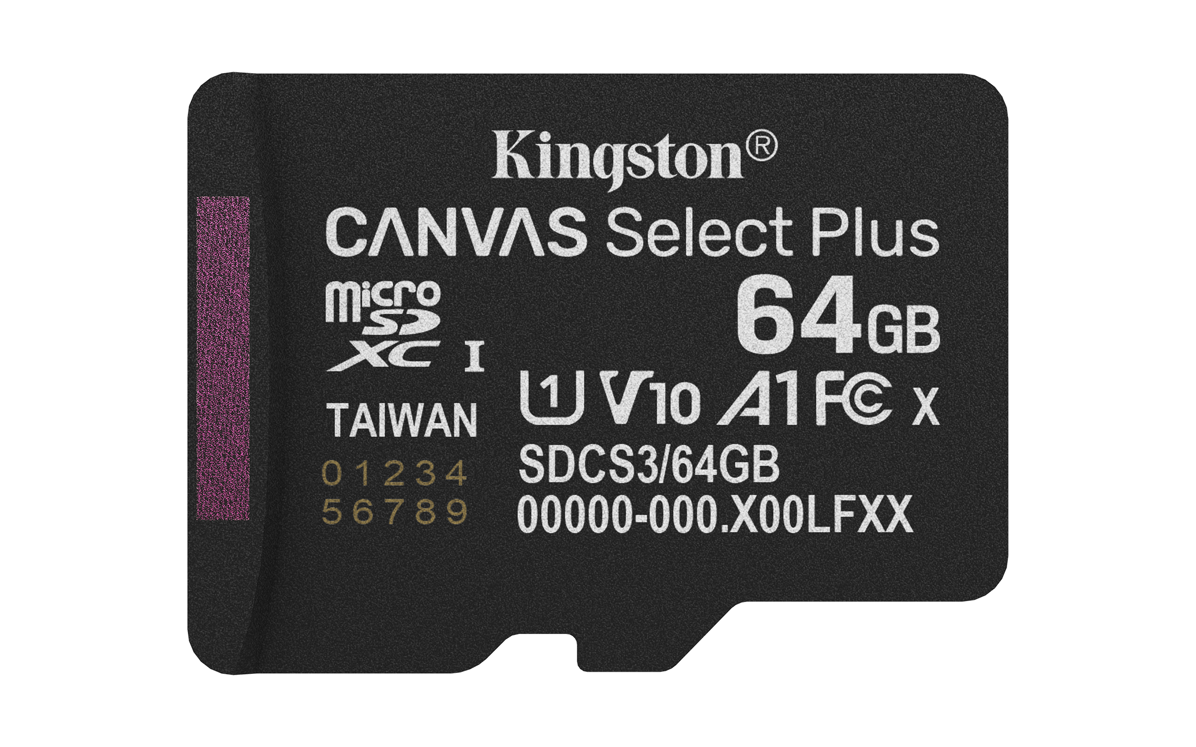 Kingston Technology 64GB microSDXC Canvas Select Plus Gen3 100MB/s A1 kaart + adapter - Afbeelding 4