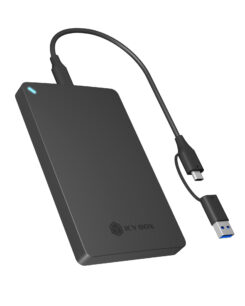 ICY BOX IB-201T-CU31 SDD-behuizing Zwart 2.5" - Afbeelding 2