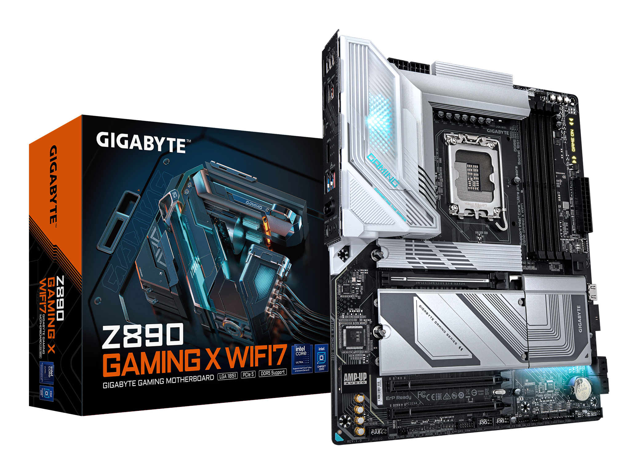 GIGABYTE Z890 GAMING X WIFI7 moederbord Intel Z890 LGA 1851 (Socket V1) ATX - Afbeelding 2