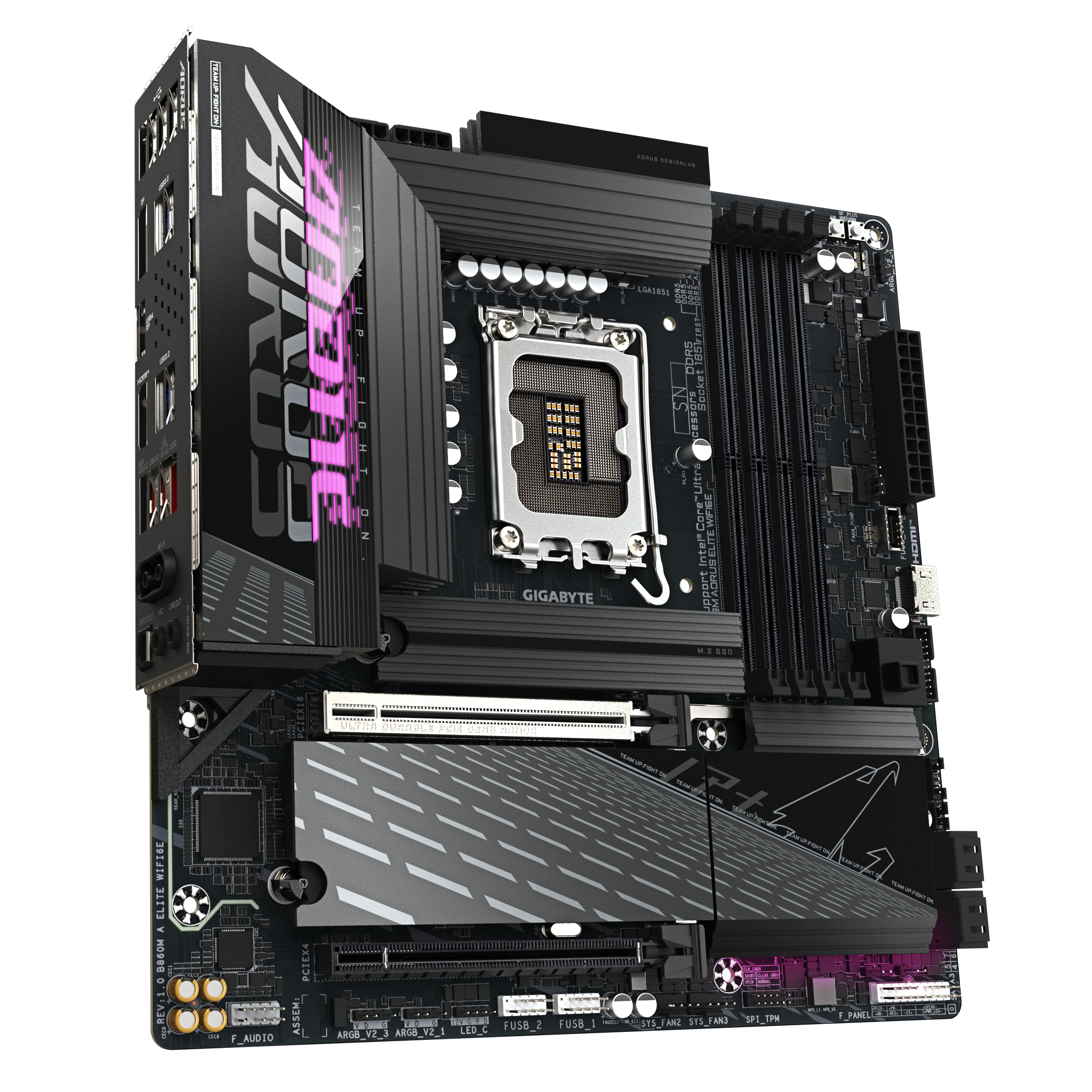 GIGABYTE B860M AORUS ELITE WIFI6E Intel B860 LGA 1851 (Socket V1) micro ATX - Afbeelding 4