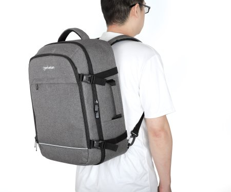 Manhattan 440370 laptoptas 43,9 cm (17.3") Rugzak Grijs - Afbeelding 7