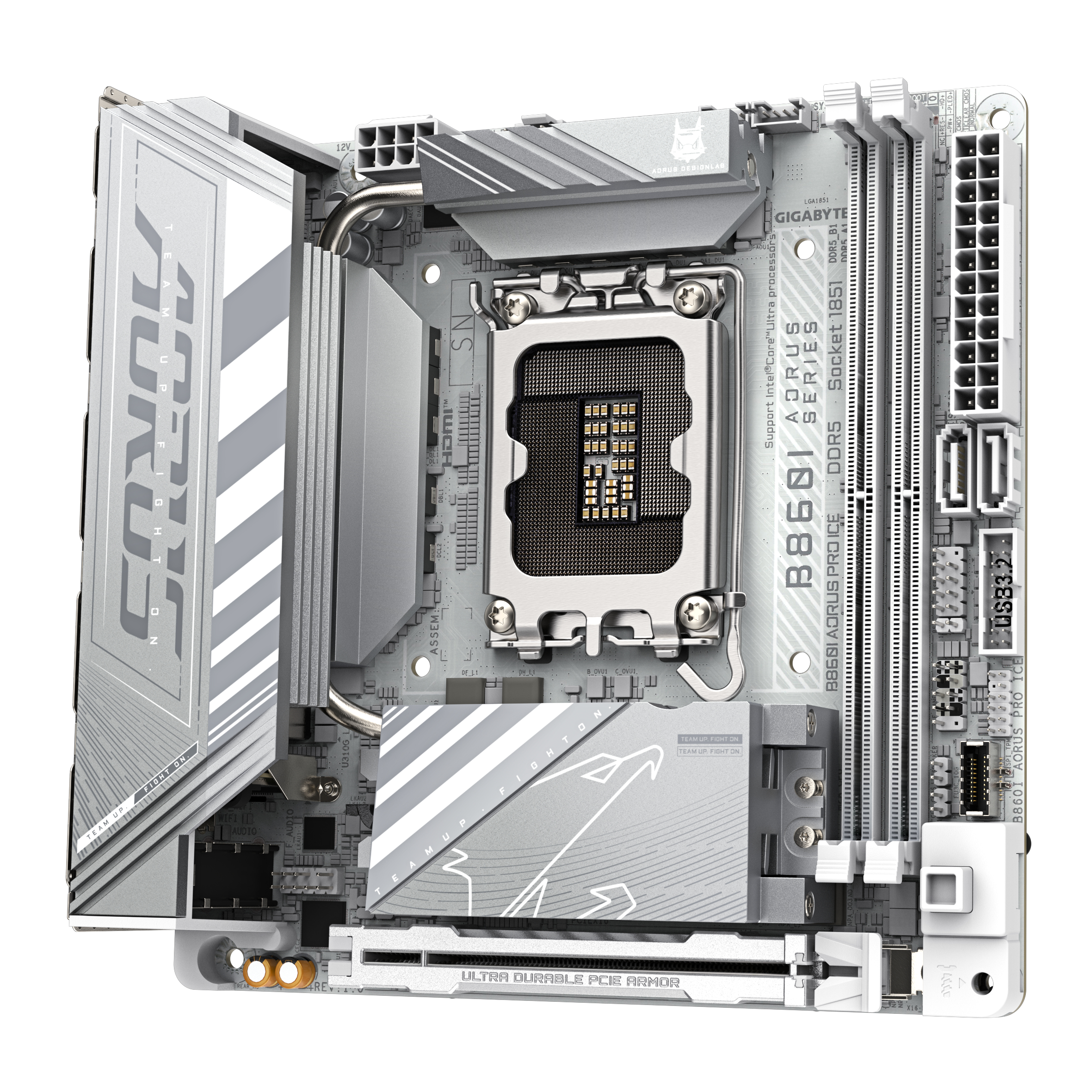 GIGABYTE B860I AORUS PRO ICE moederbord Intel B860 LGA 1851 (Socket V1) mini ITX - Afbeelding 5