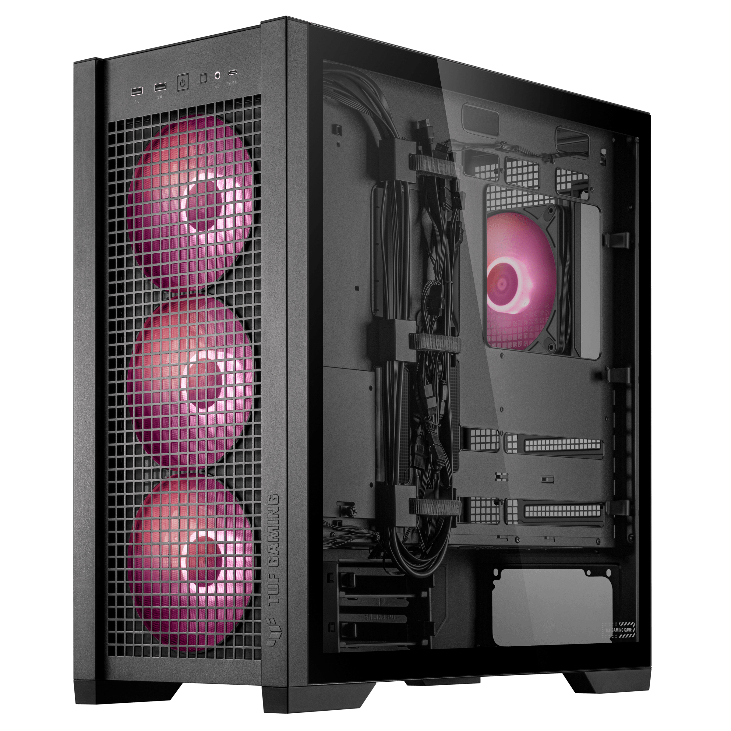ASUS TUF Gaming GT302 ARGB Midi Tower Zwart - Afbeelding 15