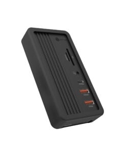 ICY BOX IB-DK4072M-CU31 USB 3.2 Gen 2 (3.1 Gen 1) Type-C Zwart