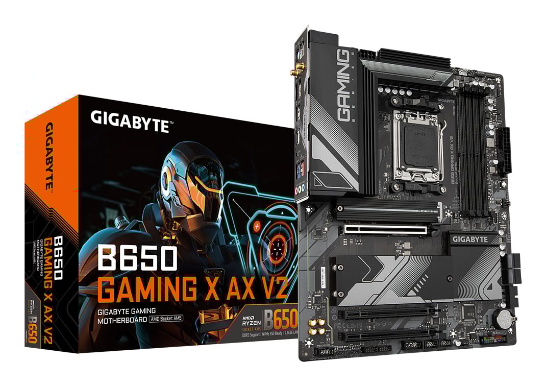 GIGABYTE B650 GAMING X AX V2 moederbord AMD B650 Socket AM5 ATX