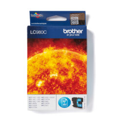 Brother LC980C inktcartridge 1 stuk(s) Origineel Cyaan - Afbeelding 2