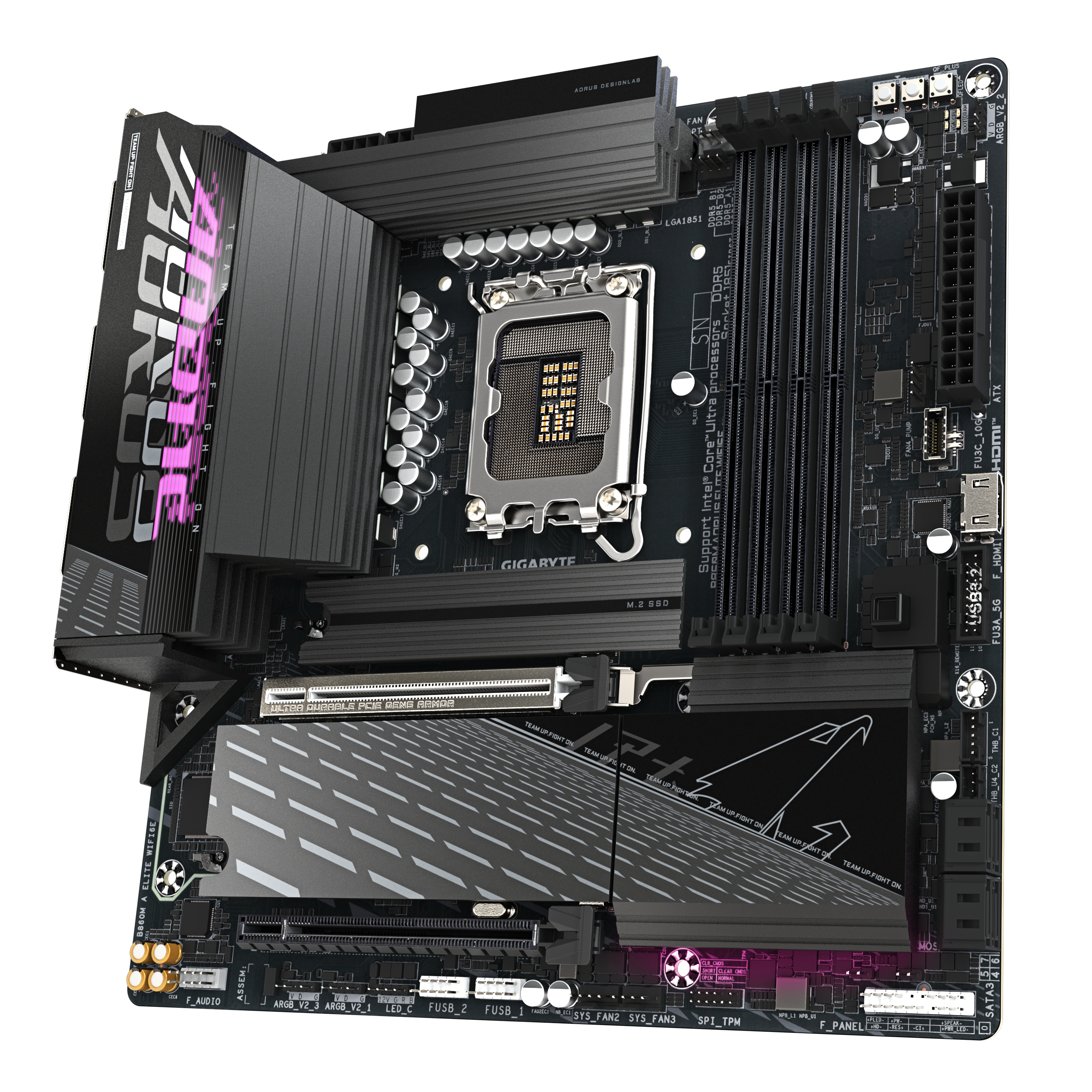 GIGABYTE B860M AORUS ELITE WIFI6E Intel B860 LGA 1851 (Socket V1) micro ATX - Afbeelding 5