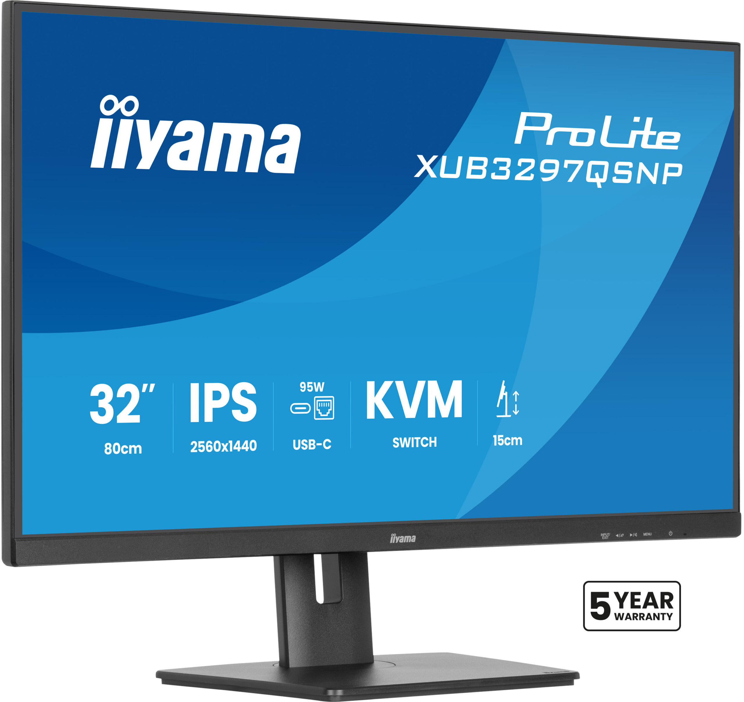iiyama ProLite XUB3297QSNP-B1 computer monitor 81,3 cm (32") 2560 x 1440 Pixels Quad HD LED Zwart - Afbeelding 11