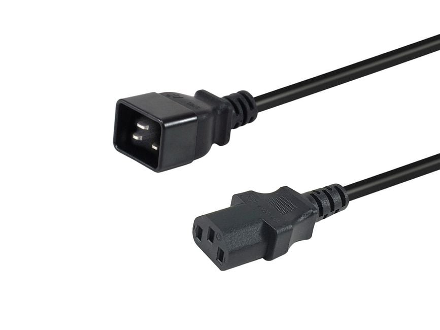 Equip 112140 electriciteitssnoer Zwart 1,8 m IEC C20 IEC C13 - Afbeelding 2
