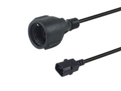 Equip 112106 electriciteitssnoer Zwart 0,25 m IEC C14 CEE7/3 - Afbeelding 2