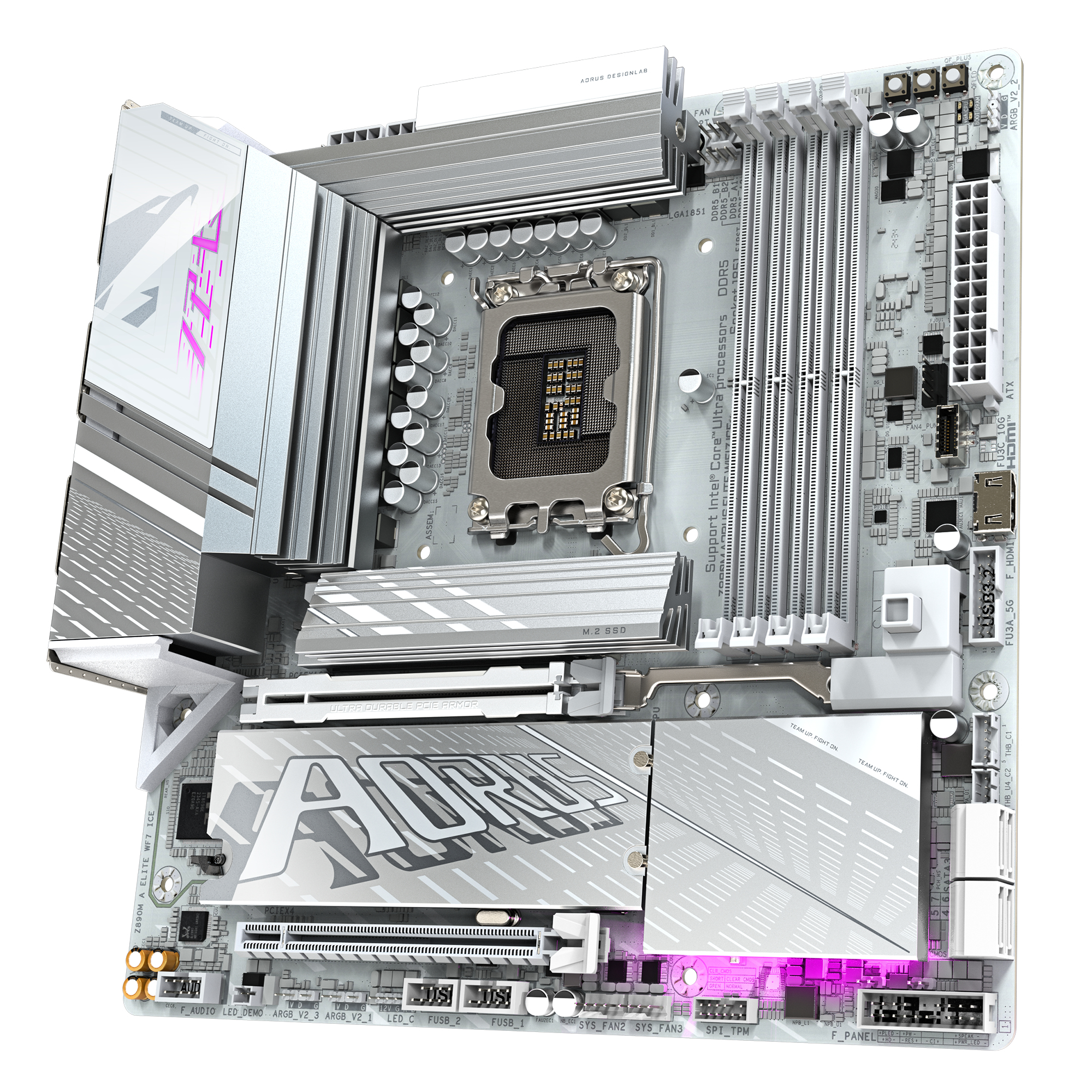 GIGABYTE Z890M AORUS ELITE WIFI7 ICE Intel Z890 LGA 1851 (Socket V1) ATX - Afbeelding 5
