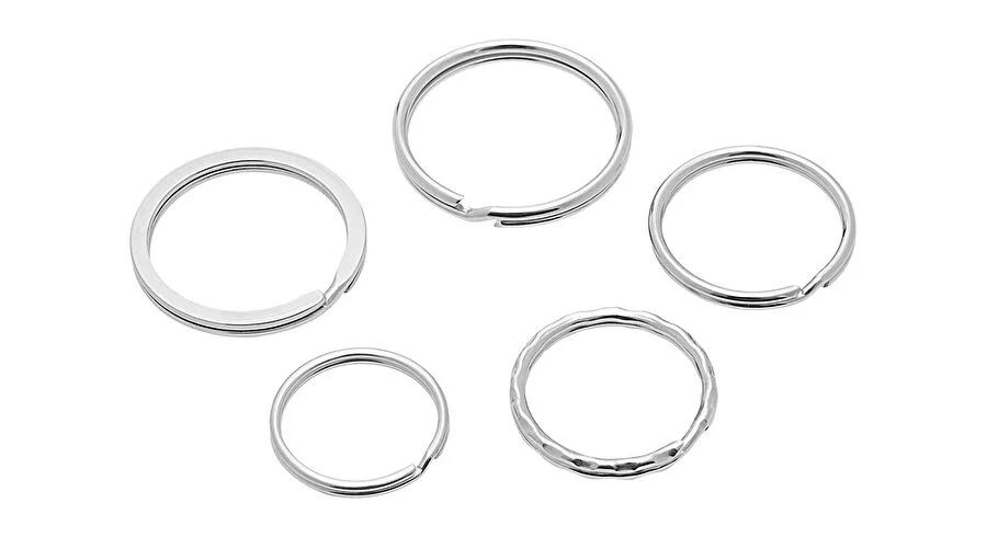 WEDO Metall-Schlüsselringe 15er Sortimentspackung