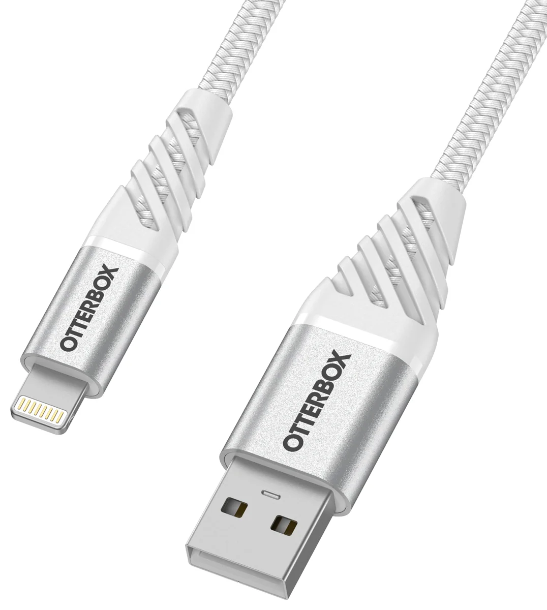 Premium Cable USB A-Lightning 1M White