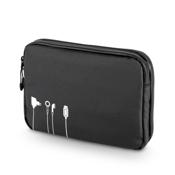 TROIKA Kabeltasche TROIKA BLACK TECH POUCH 2