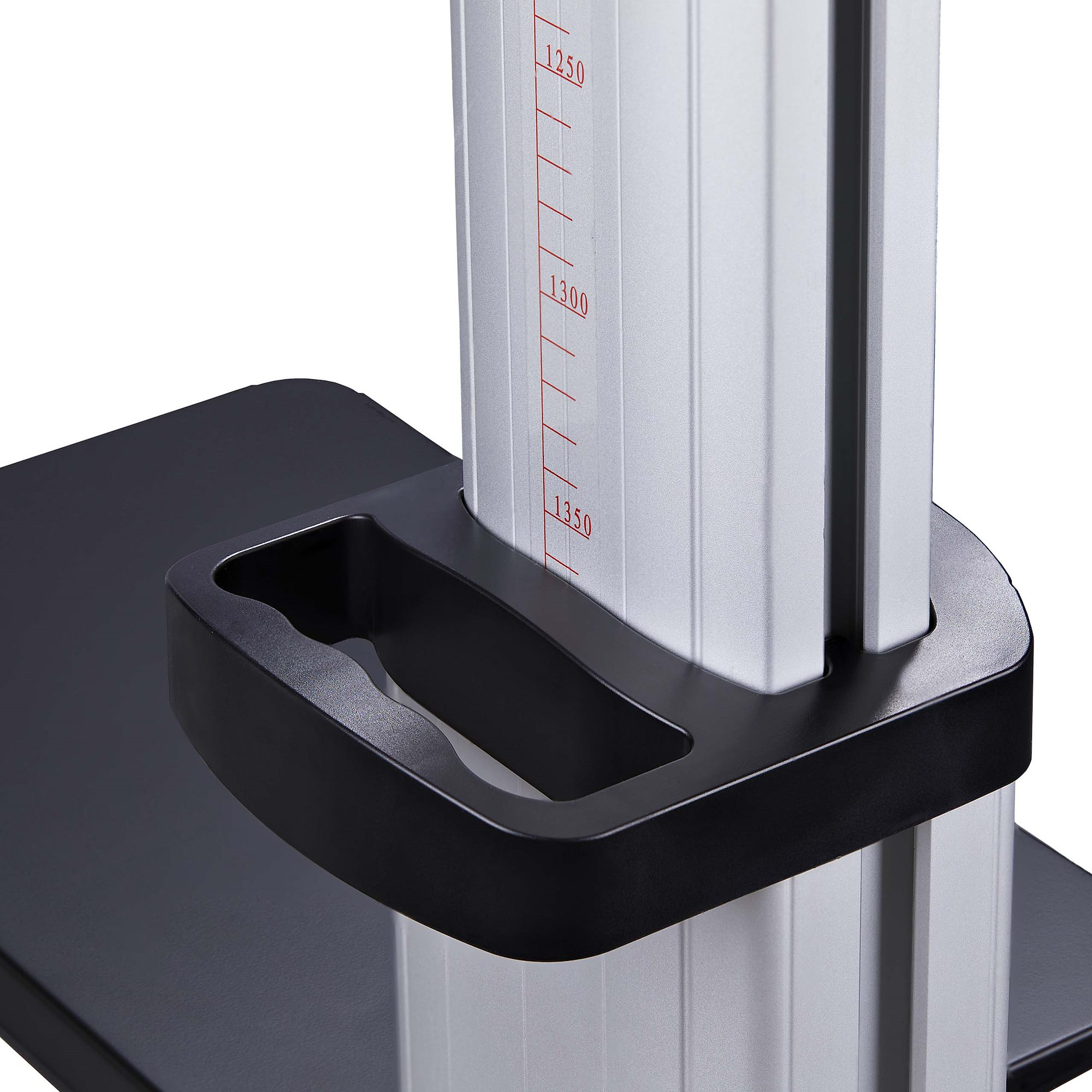 StarTech.com Verrijdbare TV Standaard op Wielen voor 60-100inch Flat Screens tot 100kg, In Hoogte Verstelbaar via Krukas, Mobiele Televisie Standaard/Trolley - Afbeelding 9