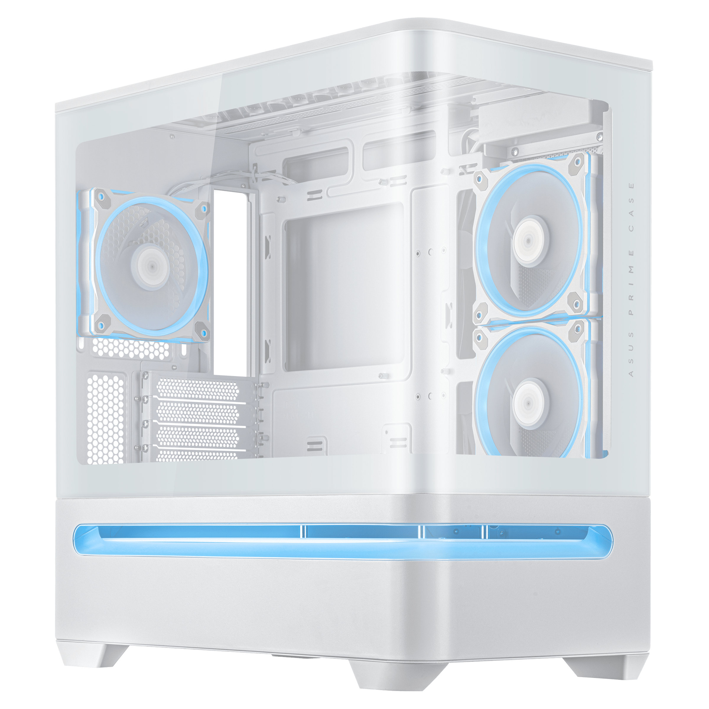 ASUS PRIME AP202 ARGB Mini Tower Wit - Afbeelding 3