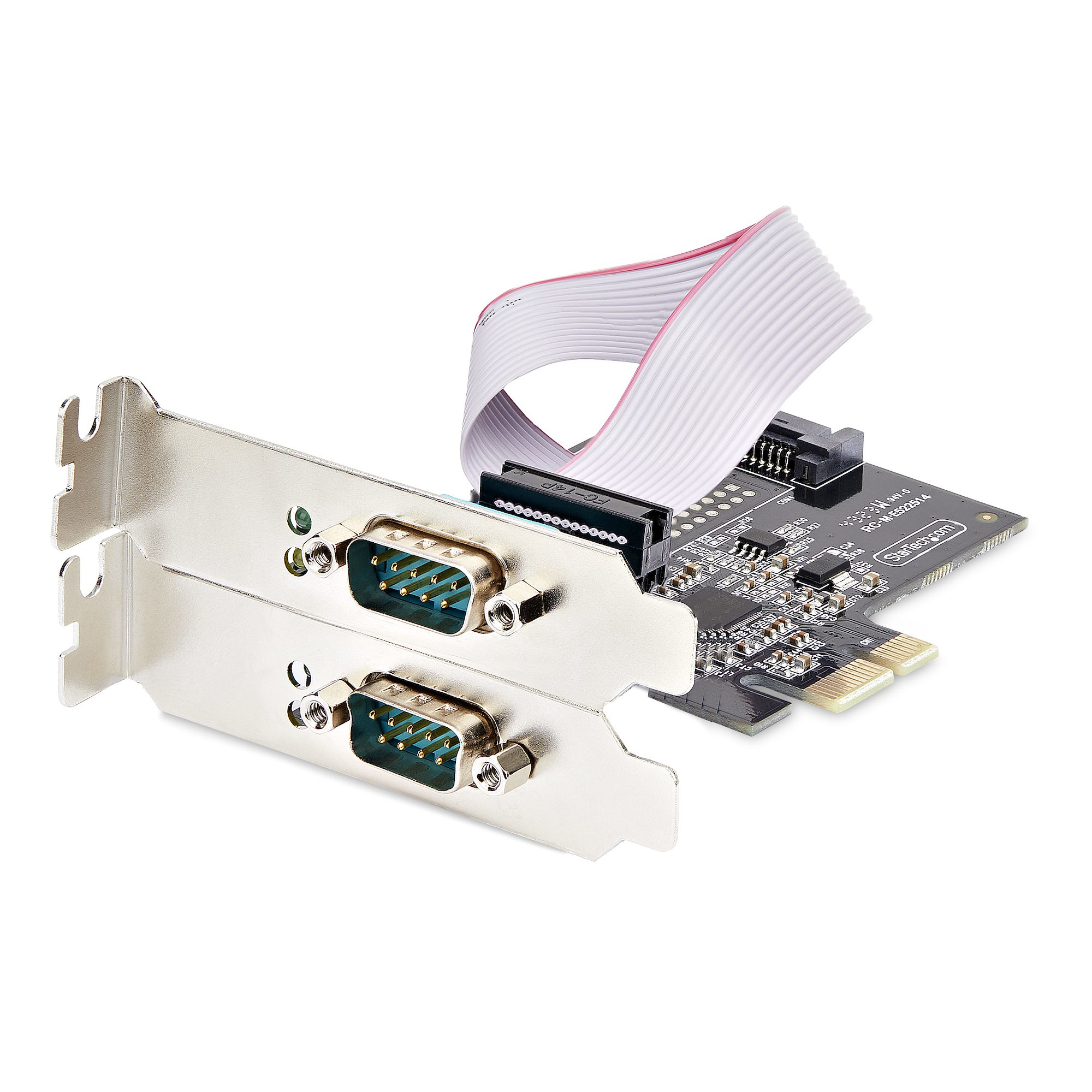 StarTech.com 2-Port PCIe Seriële Adapter Kaart, Quad PCI Express naar RS232/RS422/RS485 (DB9) Serial Kaart, Incl. Low-Profile Beugel, 16C1050 UART, Windows/Linux, TAA Compliant, Level-4 ESD Bescherming - Afbeelding 7