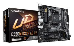 GIGABYTE B550M DS3H AC R2 moederbord AMD B550 Socket AM4 micro ATX