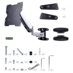 StarTech.com Wandmonteerbare VESA TV arm, Verstelbare Full Motion TV Muurbeugel voor 23"-55" Schermen, Compacte Monitor Arm, 30kg Draagvermogen, Uitschuifbare/Kantelbare/Zwenkbare VESA Wandbeugel - Afbeelding 11