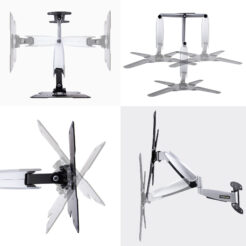 StarTech.com Wandmonteerbare VESA TV arm, Verstelbare Full Motion TV Muurbeugel voor 23"-55" Schermen, Compacte Monitor Arm, 30kg Draagvermogen, Uitschuifbare/Kantelbare/Zwenkbare VESA Wandbeugel - Afbeelding 7