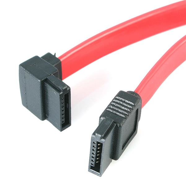 StarTech.com 30cm SATA naar Haakse SATA Kabel naar Links - Afbeelding 2