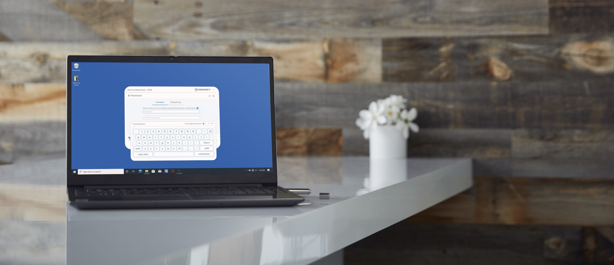 Kingston Technology IronKey 32GB IKLP50 AES USB, met 256-bits versleuteling - Afbeelding 6