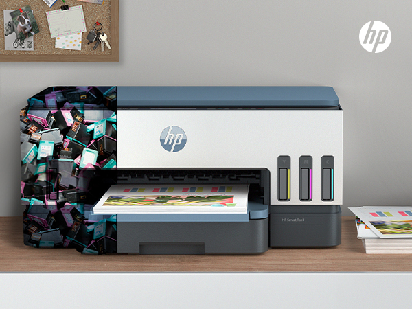 HP Smart Tank 7006 Draadloos All-in-One Kleur Printer, Dubbelzijdig printen; Kopieerapparaat, Scanner - Afbeelding 9