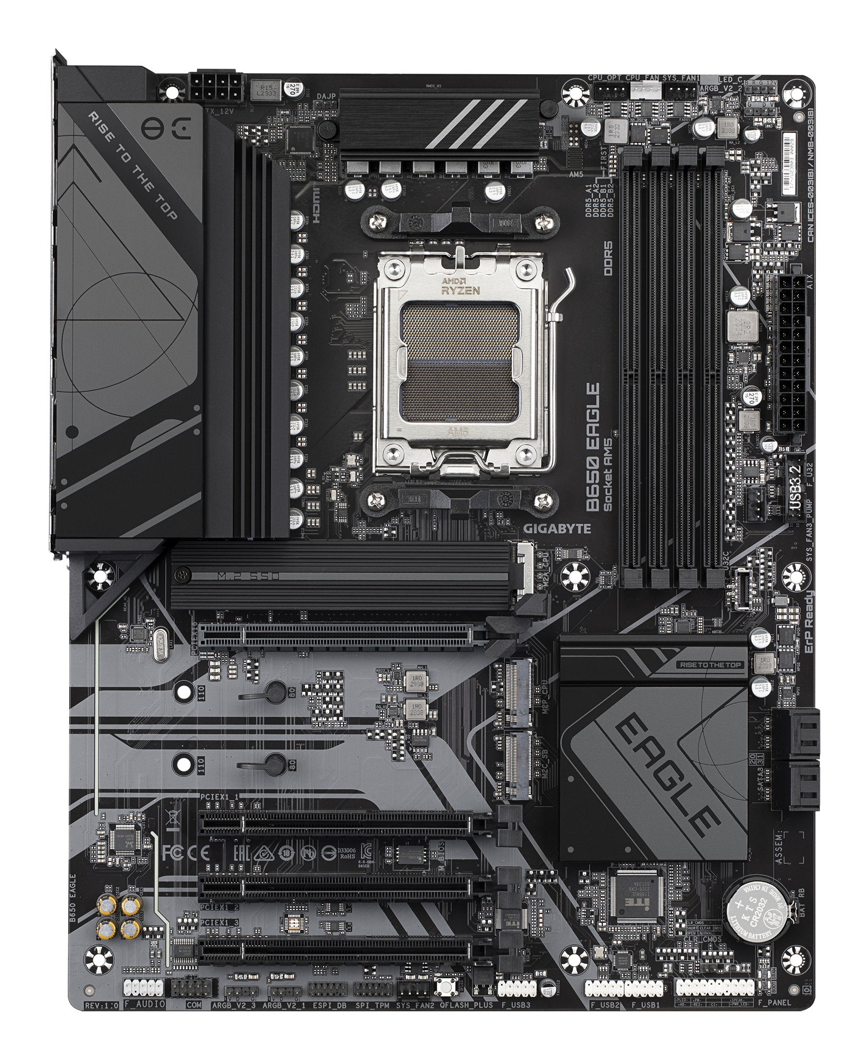 GIGABYTE B650 EAGLE moederbord AMD B650 Socket AM5 ATX - Afbeelding 3