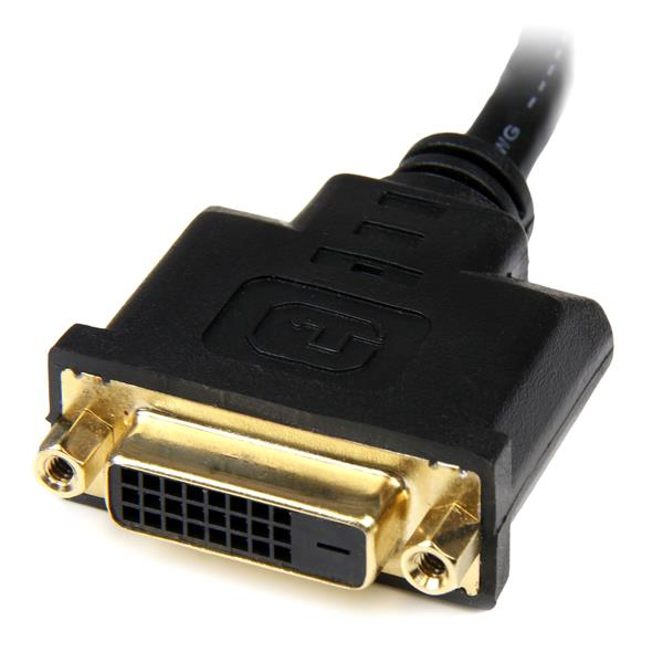 StarTech.com 20cm HDMI naar DVI-D Video adapter kabel HDMI mannelijk naar DVI vrouwelijk - Afbeelding 4