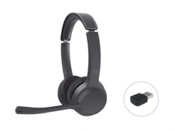 Conceptronic POLONA04BA hoofdtelefoon/headset Hoofdtelefoons Bedraad en draadloos Hoofdband Oproepen/muziek USB Type-C Bluetooth Zwart