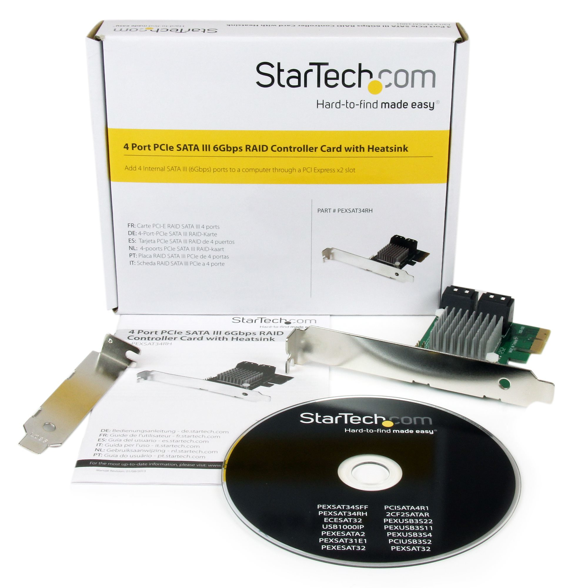 StarTech.com 4-Port PCI Express 2.0 SATA III 6 Gbps RAID Controllerkaart met HyperDuo SSD Tiering - PCIe SATA 3 Adapter - Afbeelding 6
