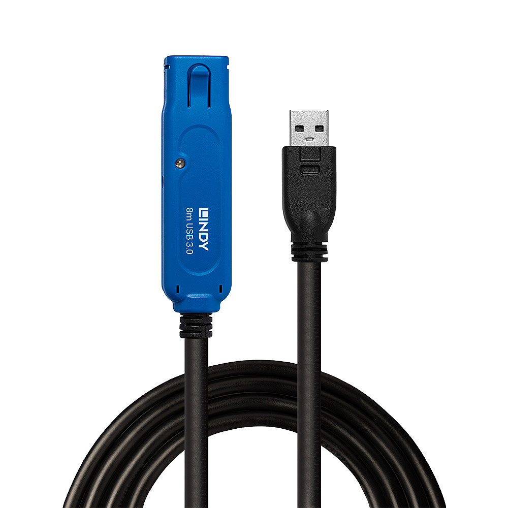 Lindy 43158 USB-kabel USB 3.2 Gen 1 (3.1 Gen 1) 8 m USB A 5 Gbit/s Zwart - Afbeelding 8