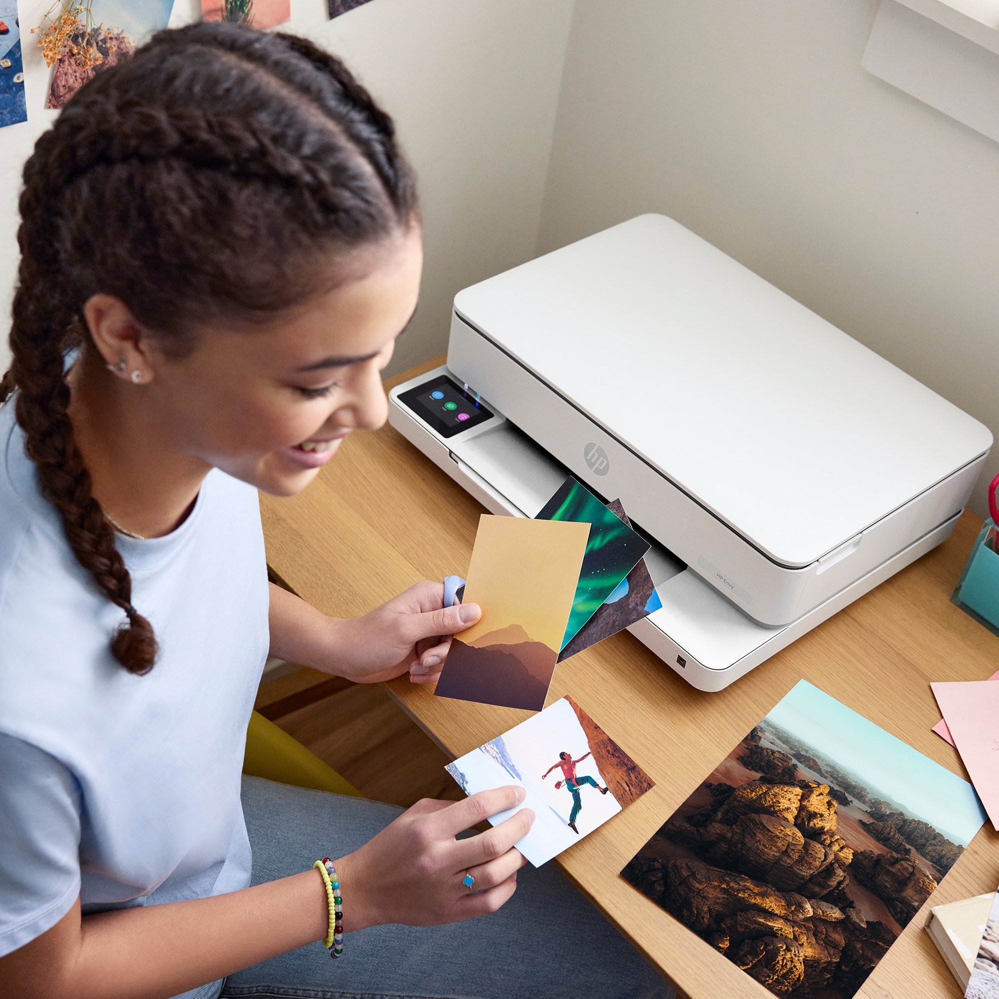 HP ENVY 6530e Draadloos All-in-One Kleur Printer, Instant Ink; Foto's printen - Afbeelding 9