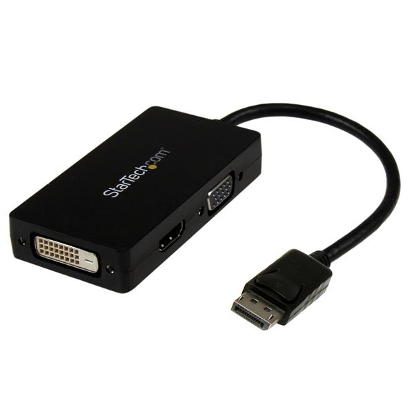 StarTech.com A/V-reisadapter: 3-in-1 DisplayPort naar VGA DVI- of HDMI-converter - Afbeelding 2