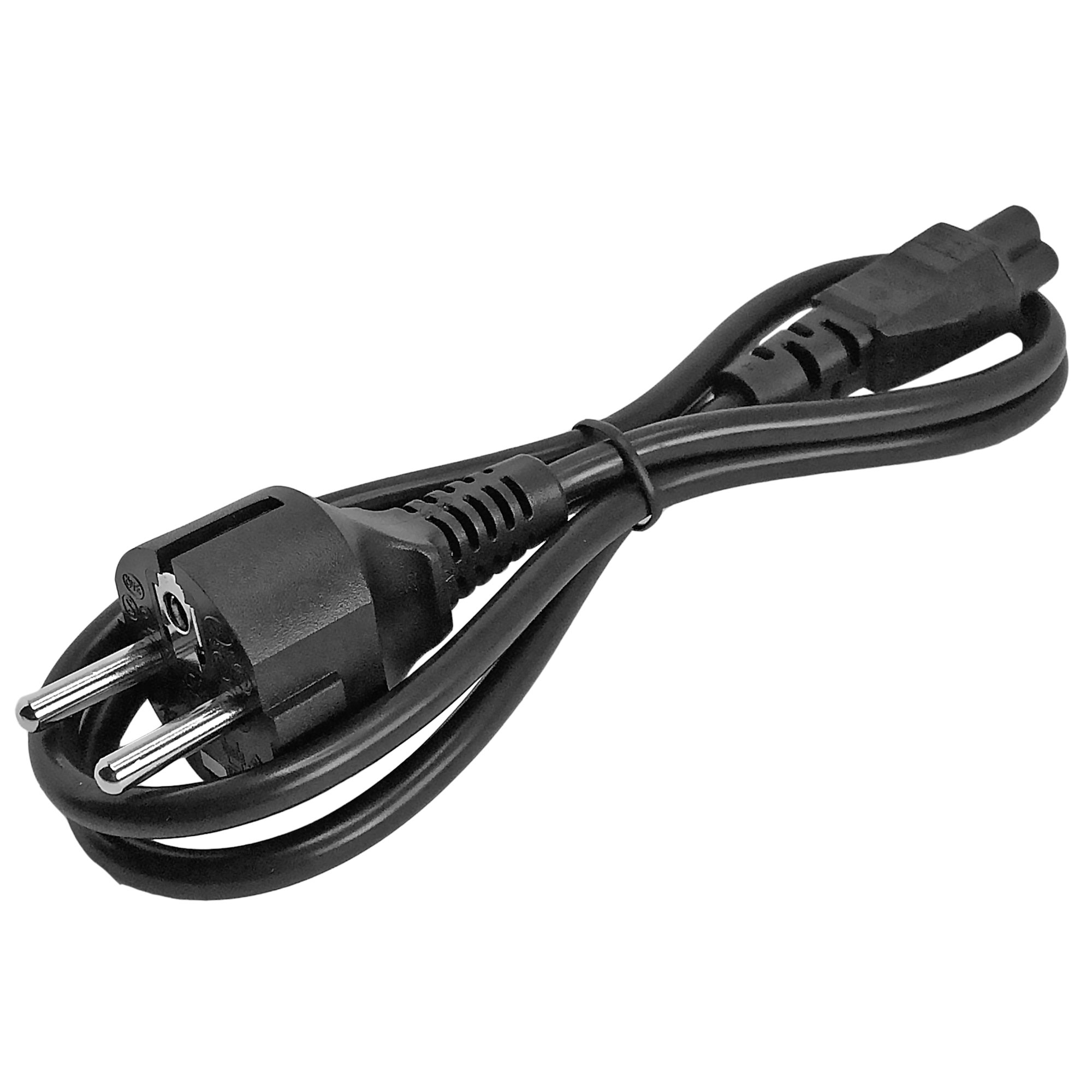 StarTech.com 1m Laptop Stroomkabel, EU Schuko naar C5, 2.5A 250V, 18AWG, Notebook / Laptop AC Vervangkabel, Power Brick Kabel, Laptop Lader Kabel, Clover Leaf/Mickey Mouse Electriciteitssnoer - Afbeelding 5