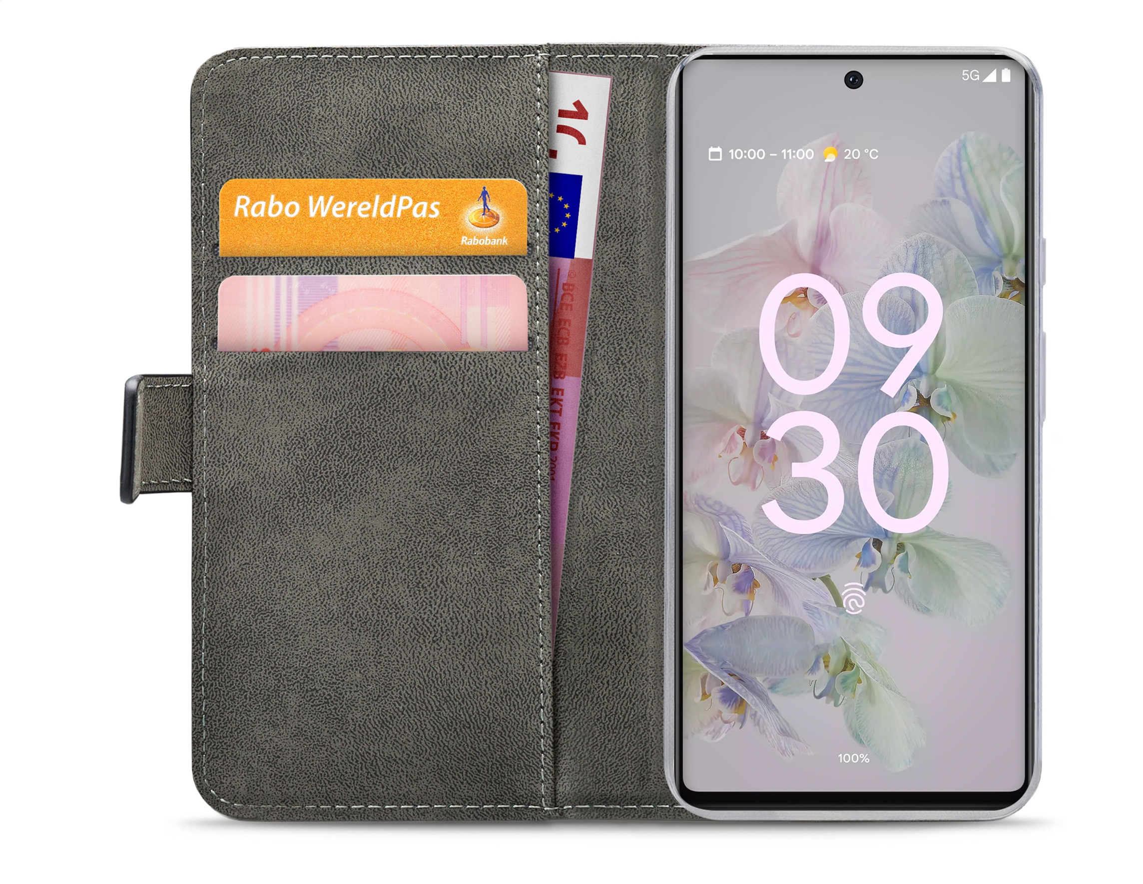 Mobilize Classic Gelly Wallet Book Case Google Pixel 6a Black - Afbeelding 3
