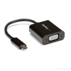 StarTech.com USB-C naar VGA adapter zwart