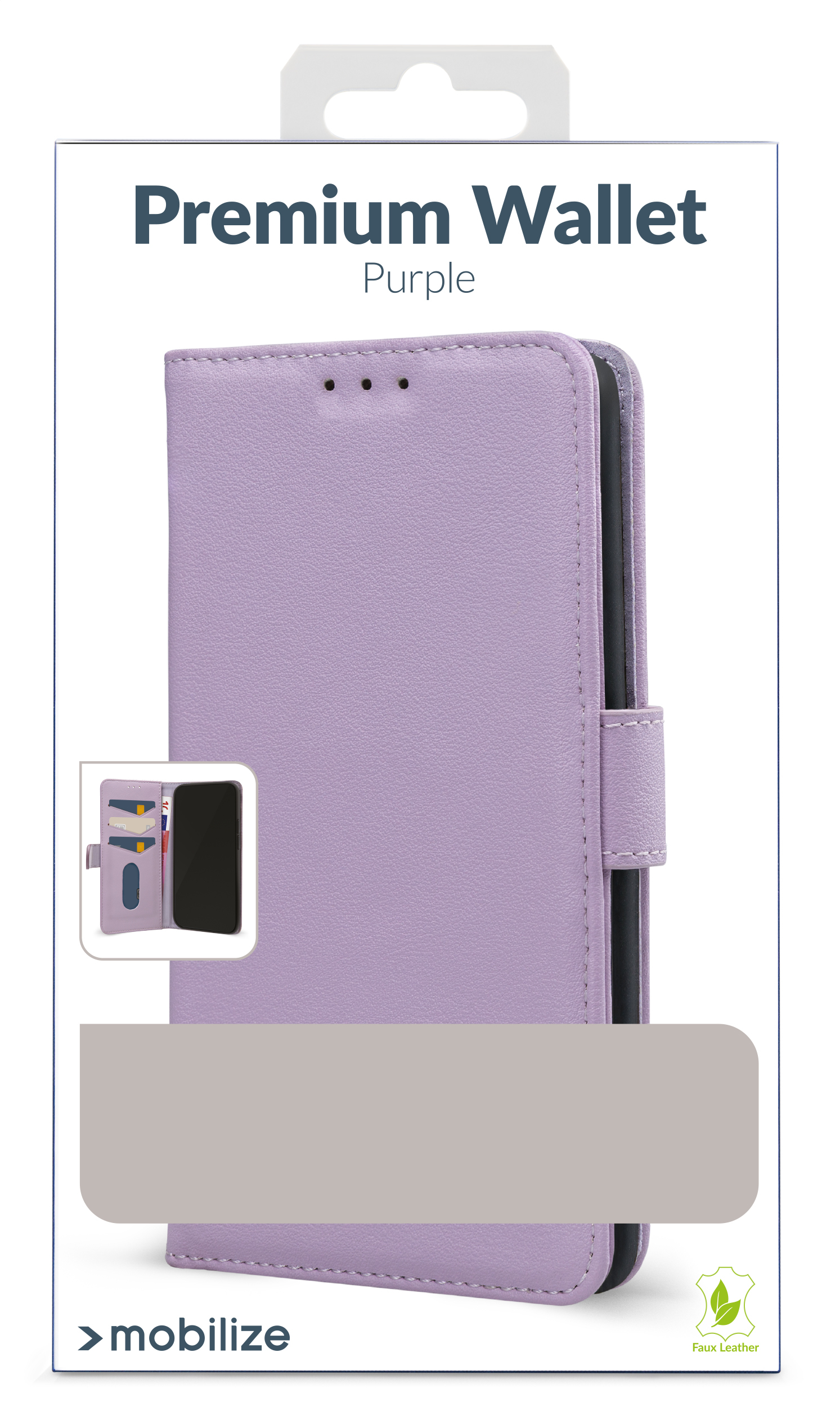 Mobilize Premium Gelly Wallet Book Case Apple iPhone 16 Purple - Afbeelding 5