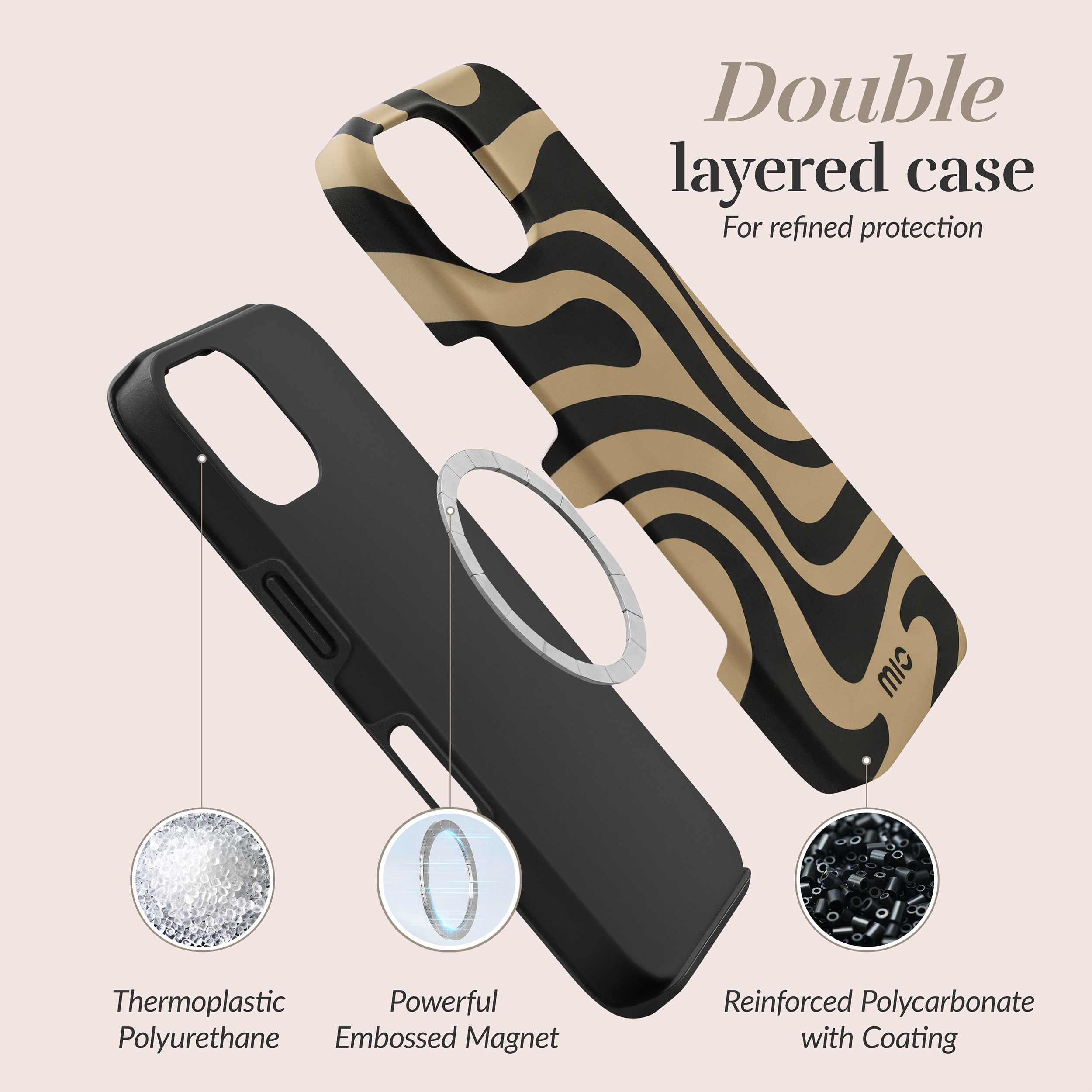 MIO Swirl Magsafe Compatible for iPhone 16 Pro - Afbeelding 5