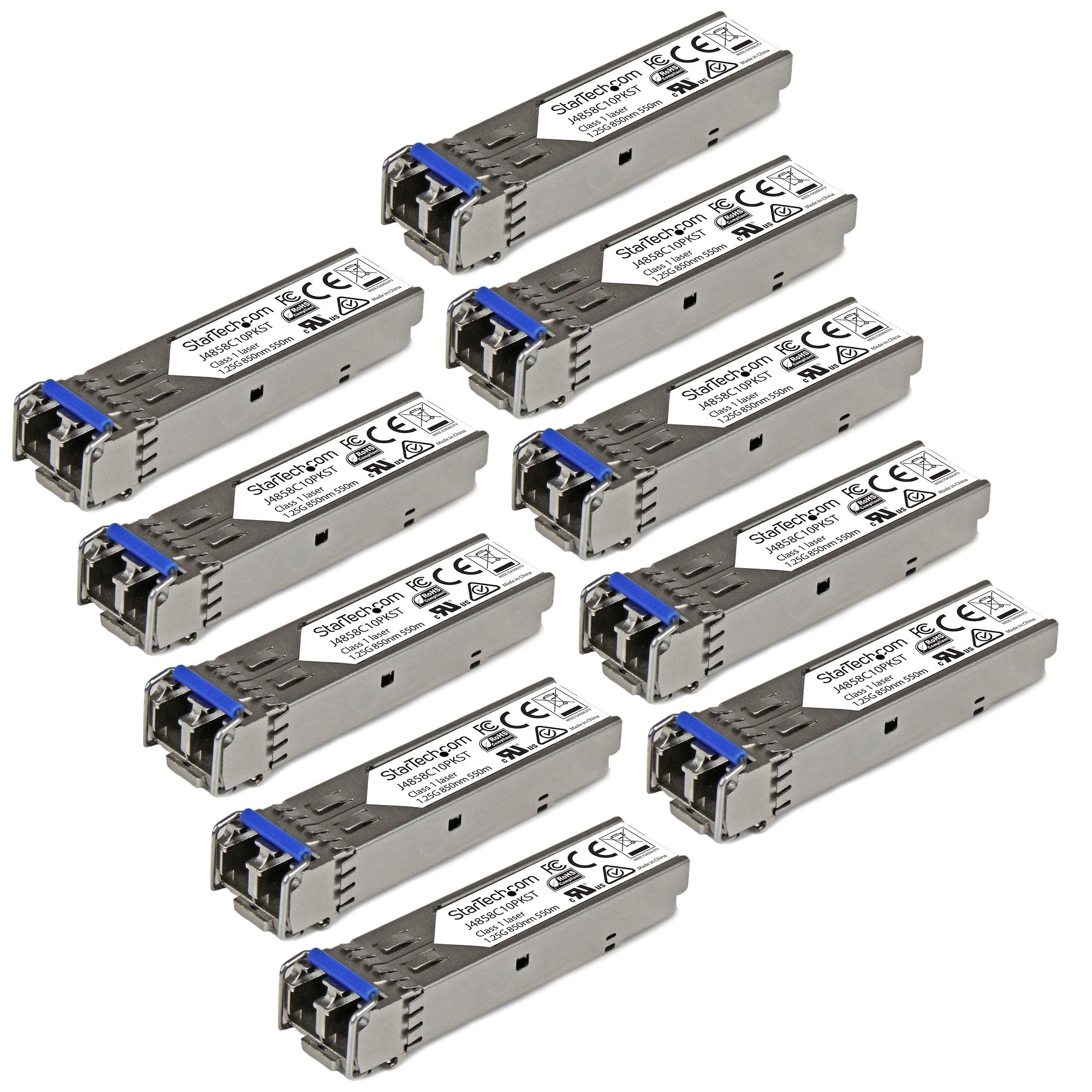 StarTech.com HPE J4859C compatibel SFP Transceiver module - 1000BASE-LX - 10 stuks - Afbeelding 5