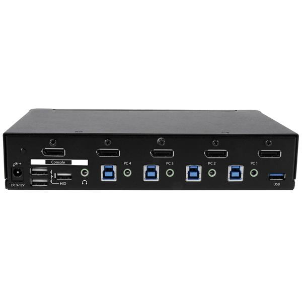 StarTech.com 4-Poorts DisplayPort KVM Switch USB 3.0 4K 30Hz - Afbeelding 3