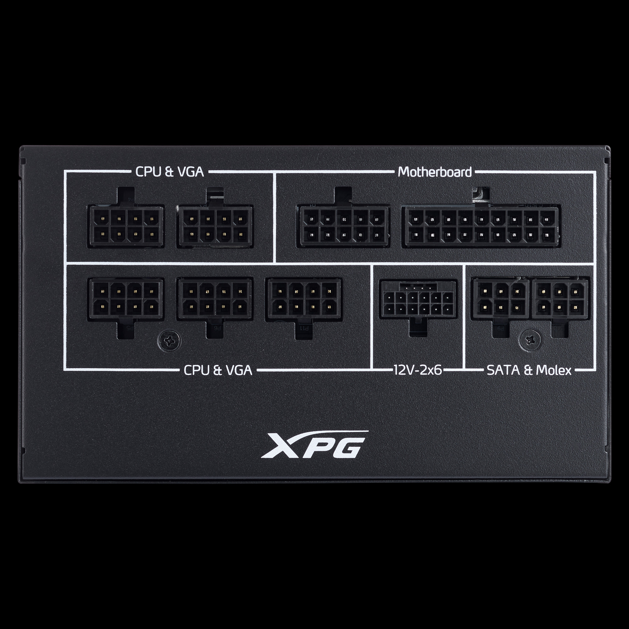 XPG COREREACTOR II VE 850W power supply unit 24-pin ATX ATX Zwart - Afbeelding 4