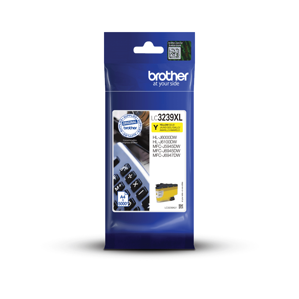 Brother LC-3239XLY inktcartridge 1 stuk(s) Origineel Hoog (XL) rendement Geel - Afbeelding 2