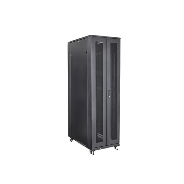 StarTech.com 4 Post 42U Netwerkkast, 19" Patchkast voor Computer/AV/IT Apparatuur, Data Rack met Wielen, Full Size Industriële Serverkast - Afbeelding 3