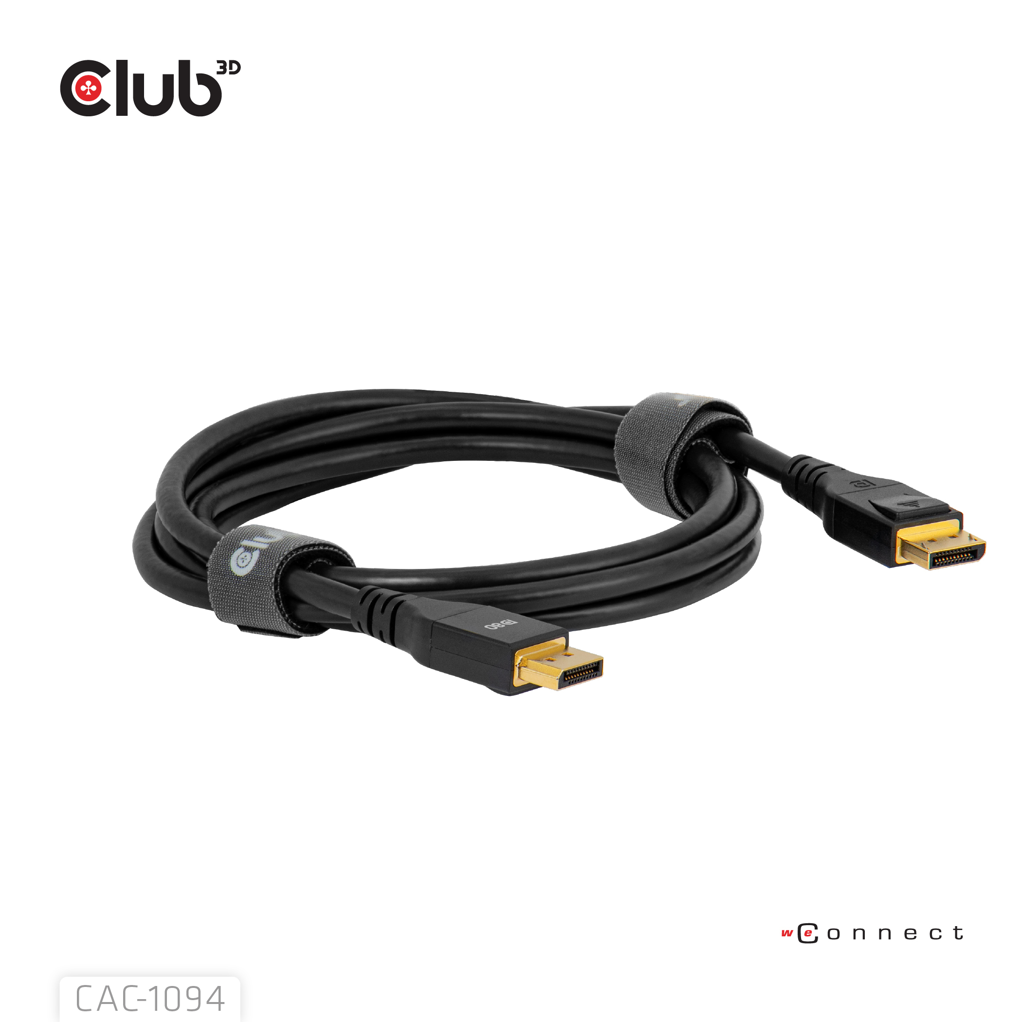 CLUB3D DisplayPort™ 2.1 VESA DP80 Gecertificeerd Kabel 8K240Hz 2m/6.56ft - Afbeelding 10
