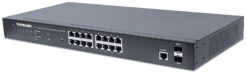 Intellinet 561341 netwerk-switch Managed L2+ Gigabit Ethernet (10/100/1000) Power over Ethernet (PoE) 1U Zwart - Afbeelding 2