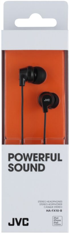 JVC HA-FX10-B-E Kleurrijke in-ear hoofdtelefoon
