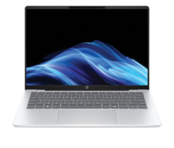 HP OmniBook 5 NGAI 14-he0001nd Copilot+ PC Qualcomm Snapdragon X1-26-100 Laptop 35,6 cm (14") 2K 16 GB LPDDR5x-SDRAM 512 GB SSD Wi-Fi 6E (802.11ax) Windows 11 Home Zilver